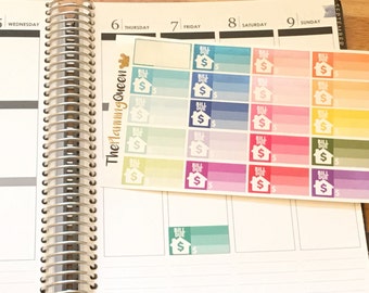 Bill Due | Erin Condren Planner Stickers