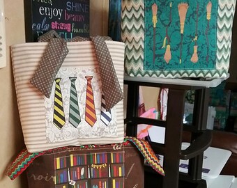 HARRY POTTER tie sash tote purse 14 fabrics to choose from