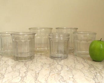 group of vintage French jelly jars