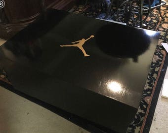 Jordan shoe box, oversized shoe box, shoe storage, wood shoe box