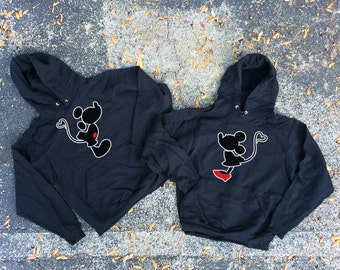 mickey and minnie hoodie