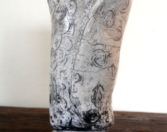 Raku Vase