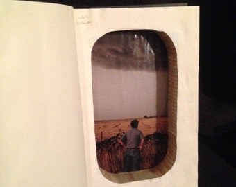 Hollow Book Safe. Magnetic closure.