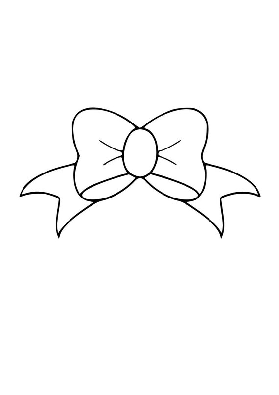 BOW Cheerleader Princess Baby Girl outline SVG Digital