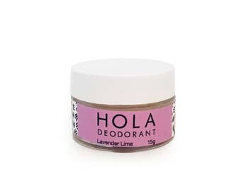 TRAVEL DEODORANT Aluminum free Lavender Lime