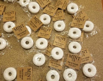 100 Wedding favors, mint to be Wedding favor, personalized wedding favor, wedding favors mints, wedding favors candy, rustic wedding favors