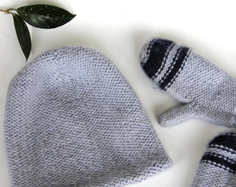 Items similar to grey wool alpaca felted men scarf SINGAPOUR warm