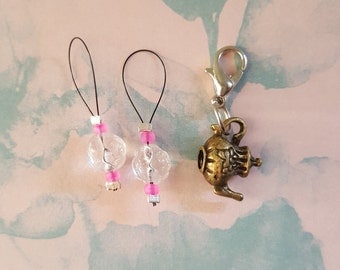Stitch markers for knitting or crochet