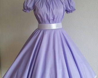 Rockabilly 50s prom dress with satin taffeta prom dance dress