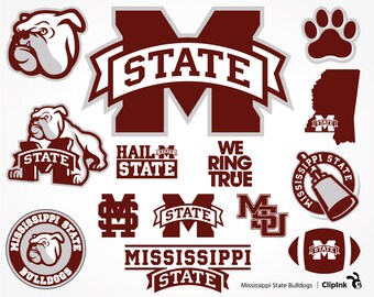 Mississippi State Bulldogs svg, Mississippi svg, MSU Bulldogs clipart svg digital – svg, eps, png, dxf, pdf. Decor Cut Print Mug Shirt Decal