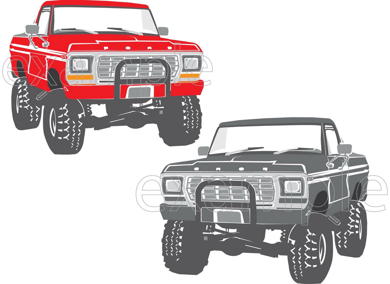 Download Ford Bronco,Ford digital,Car cutting files,Ford svg,Vector ...