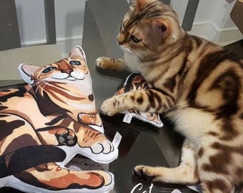 bengal cat pillow