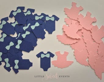 Ties or Tutu, Ties and Tutus Confetti, Bowties and Tutus Confetti, Gender Reveal, Twins Birthday, Twins Baby Shower