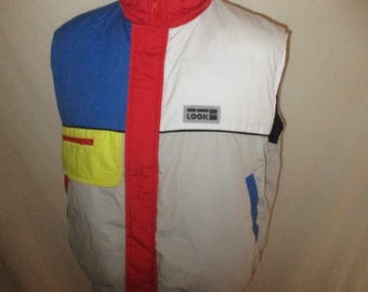 Rare vintage LOOK 1980s ski jacket size M