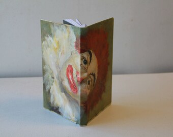 One-of-a-Kind Handmade Clown Notebook/Journal