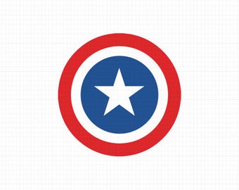 Captain America Svg, Captain America Decal,Dxf,Eps,Png, Superhero,Cricut File,Captain America Logo SVG, Captain America Shirt,Marvel decals