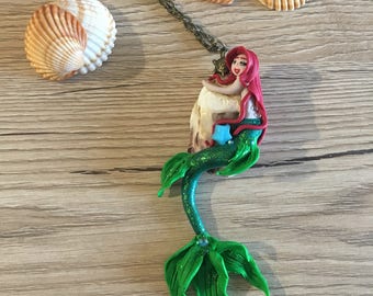 Little Mermaid ariel disney mermaid ariel, disney, shell necklace on ariel Little Mermaid