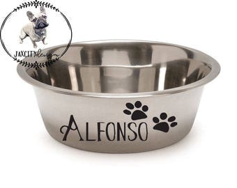 Personalized Dog/Cat Bowls, Dog Bowl, Cat Bowl, Pet Bowl, Dog Gift, Cat Gift, Pet Gift, Dog Accessories, Cat Accessories, Dog, Cat, Pet