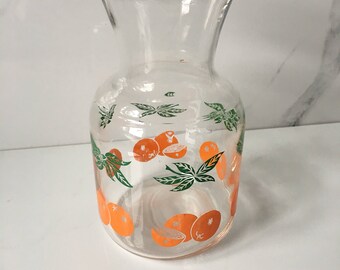 Vintage Orange Juice Carafe
