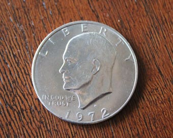 1972 eisenhower silver dollar coin value