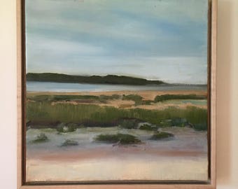 Original Oil Painting, Herring River Flats