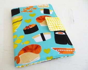 Kindle Paperwhite Cover, Kindle Touch Case, Bright Sushi Book Style Cover for eReader