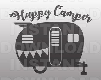 Retro camper svg | Etsy