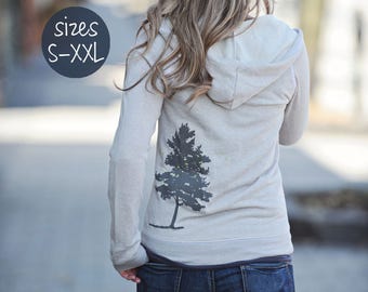 sweatshirt hoodie. yoga hoodie. gray jacket. comfy clothing. cover up. gym hoodie. womens hoodie. lightweight jacket. zip up hoodie