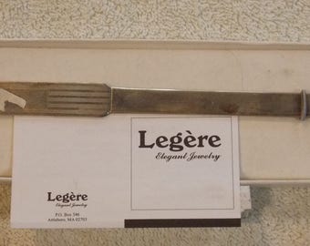 Legere 925CDL letter opener new in box 10" needs polishing and initialing