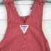 Osh Kosh B'Gosh 4T Vintage Striped Red Overalls / Unisex Holiday Durable Coveralls