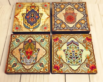 Spanish Wall Art hamsa wall art set old moroccan wall art moroccan blocks set Spanish Wall Art hamsa wall art set old moroccan wall art moroccan blocks set