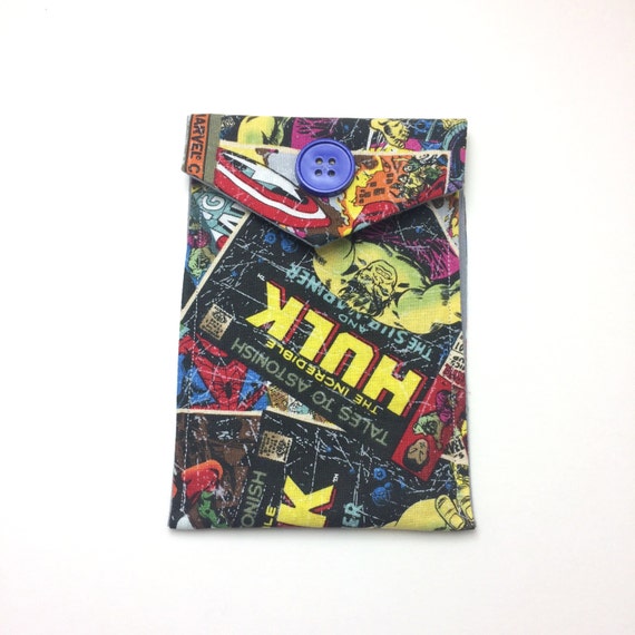 Super Hero Marvel Comics Pouch Wallet Bag Custom