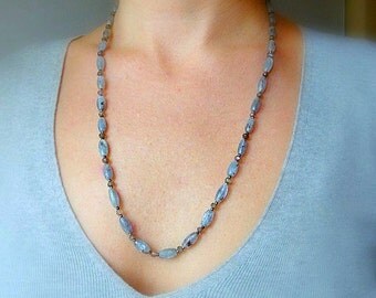 Kyanite Labradorite Necklace