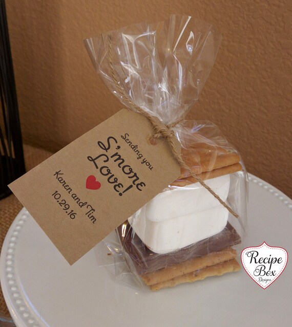 Smores. Smore Bar Kits Smore Love Tags Bags Ribbon by RecipeBox