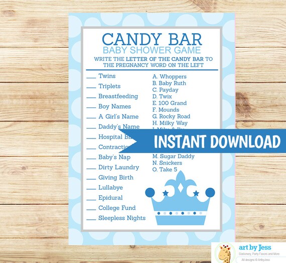 Candy Bar Match Up Game Answer Key Jerusalem House