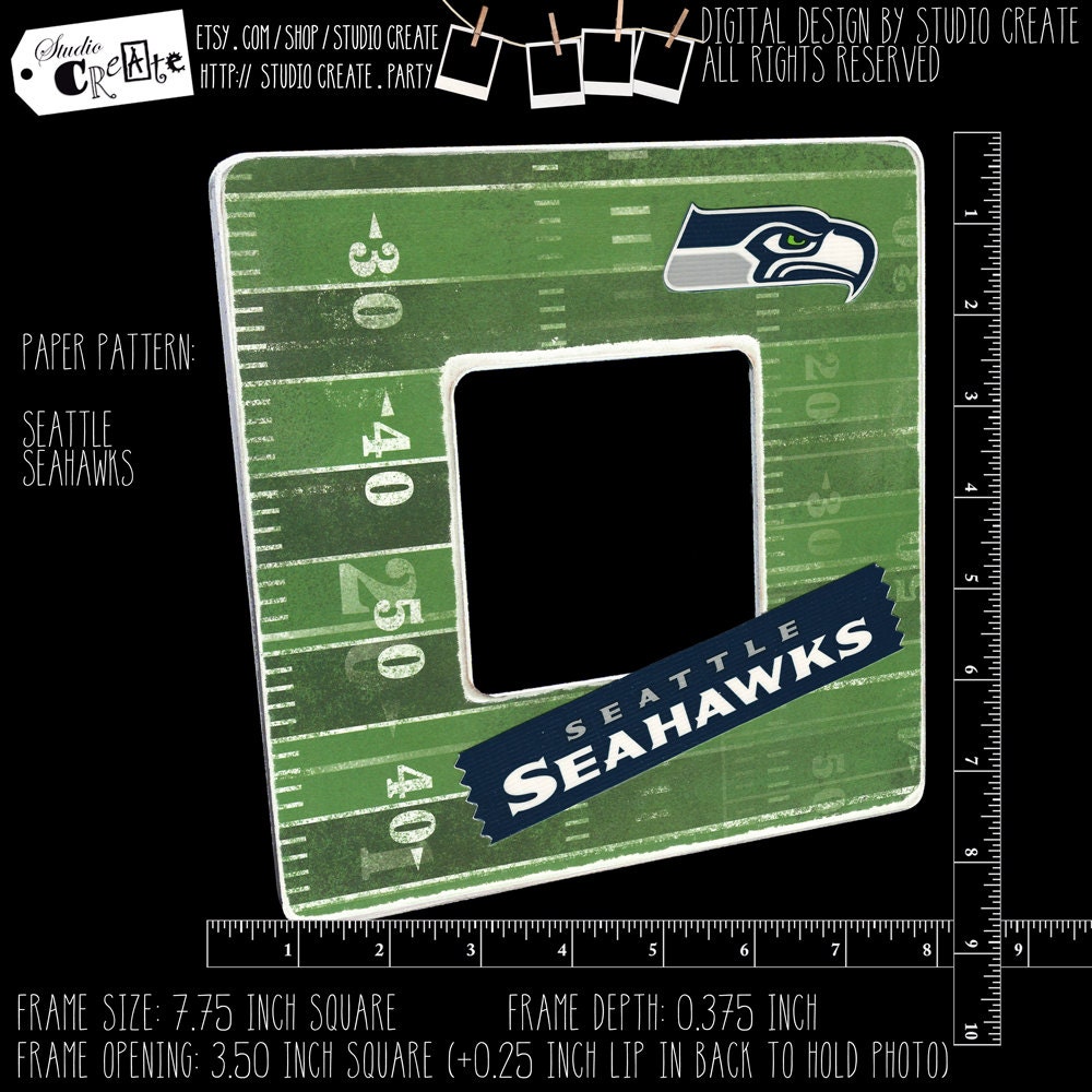 photo frame seattle seahawks NFL football 12 by studioCREATE