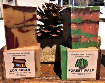 Log Cabin & Forest Walk HANDMADE SOAP