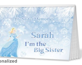 Brag Book - Ice Princess -- I'm The Sister Brag Book - Photo Album - Big Sister Gift, Big Brother Gift