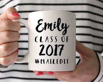 College Graduation Gift for Her Graduation Sorority Gift High School Graduation Gift Inspirational Mug Graduation Gift Funny Coffee Mug