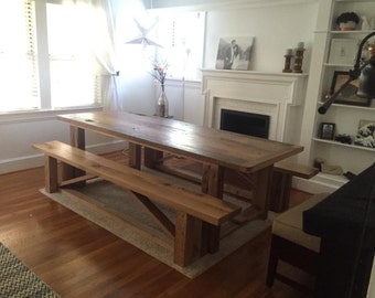 Reclaimed Farmhouse Dining Table