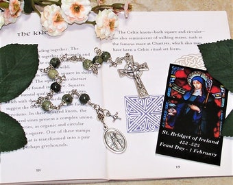 Unbreakable Catholic Chaplet of St. Bridget of Ireland - Patron Saint of Infants, Midwives, Ireland, Sailors and Poultry & Dairy Farmers