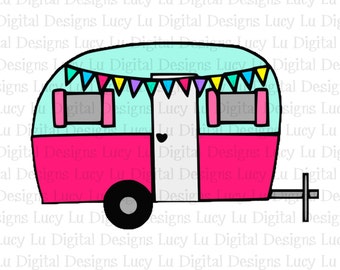 Download Retro camper svg | Etsy