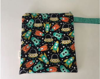 Michael Miller Retro Rocket Wet Bag
