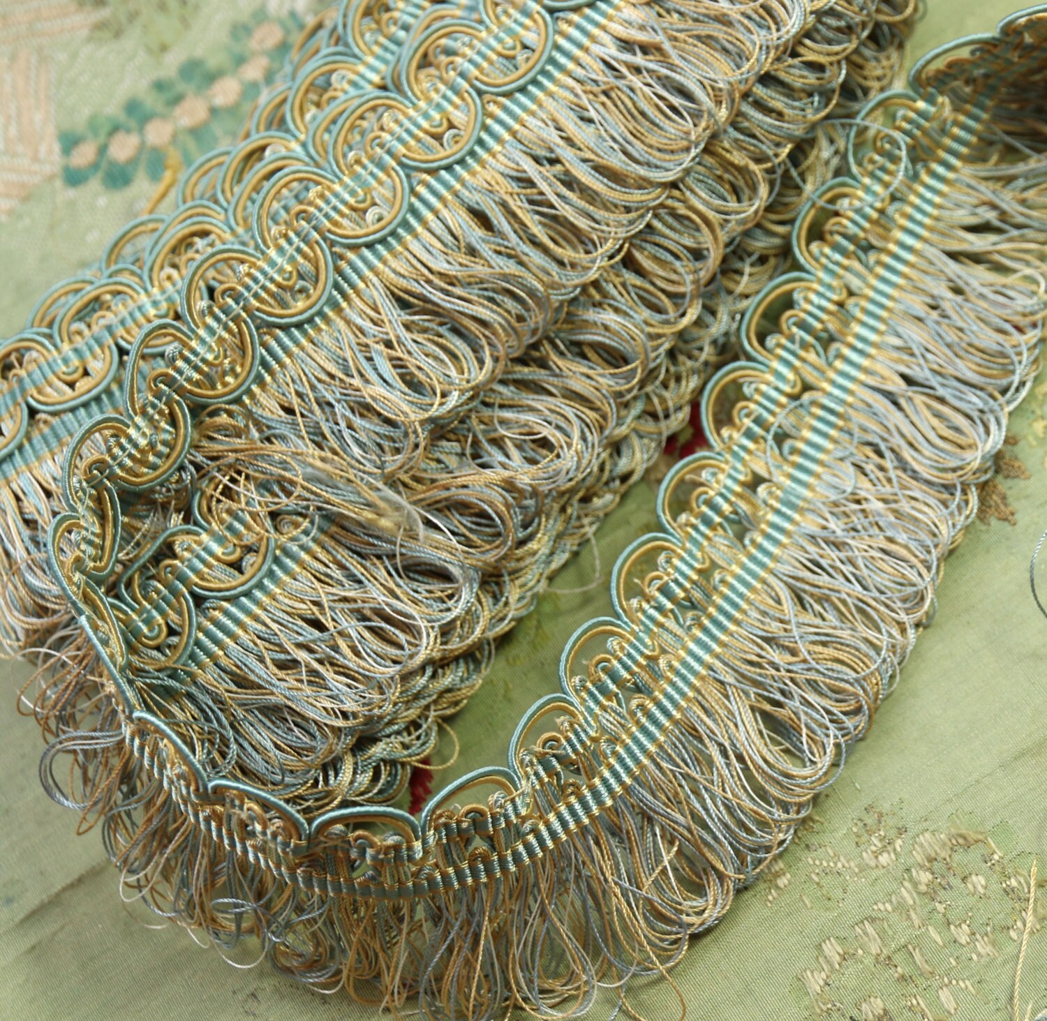 French fabulous silk corded soutache trim passementerie braid