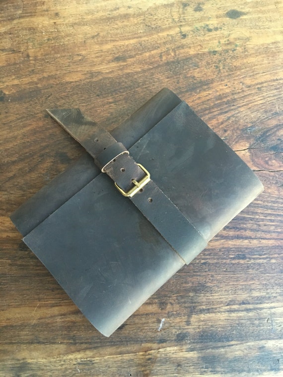 5x7 Journal Handmade Leather Refillable by LUSCIOUSLEATHERNYC