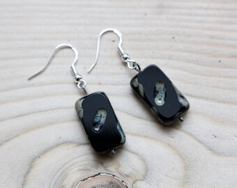 Sterling Silver & Czech Glass beads