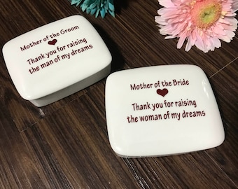 Mother of the Bride Gift from Groom | Mother of the Groom | Keepsake Box | Personalized Mom Gifts from my Charleston, SC Studio
