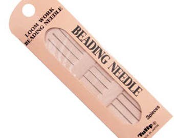 Tulip Japanese Loom Beading Needles, 3 Needles TLNLT10L