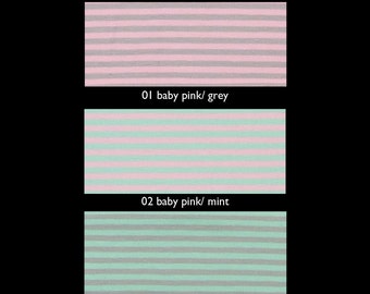 PASTEL STRIPES single jersey