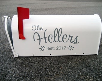 Custom Wedding Card Mailbox - Wedding Card Box - Monogrammed Letter Box - Wedding Reception Card Box - Mail Holder